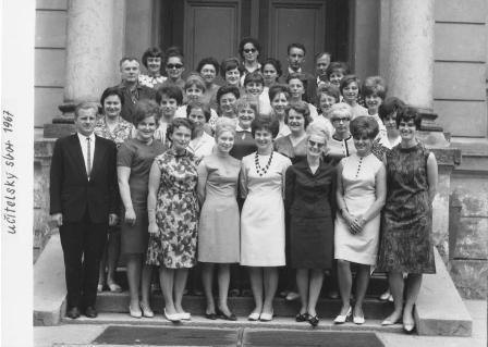 Učitelský sbor z roku 1967
